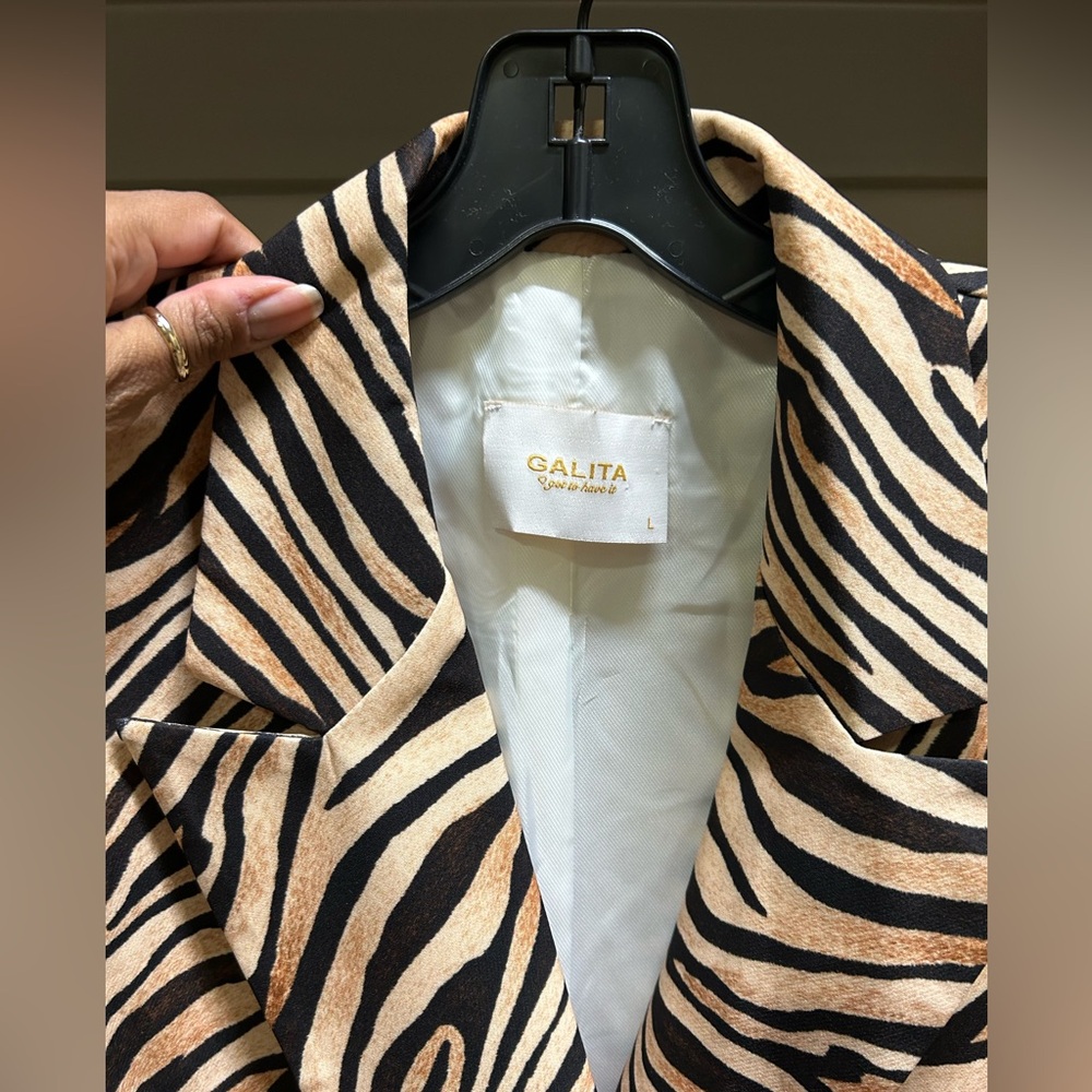 Galita Zebra Print Blazer - Picture 3 of 3